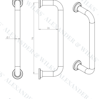 SCANDI D CABINET PULL - 7MM DIA. - Image 17
