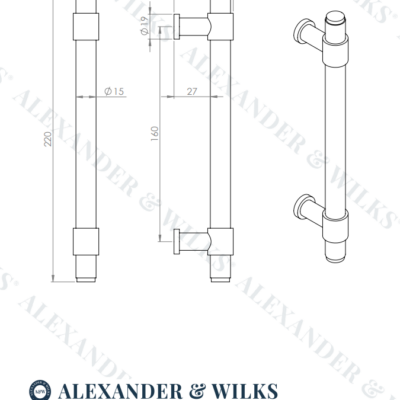 Kingston Plain Pull Handle - Image 14