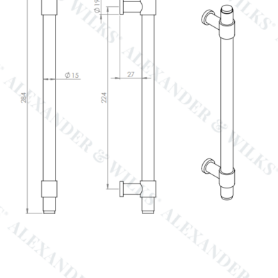 Kingston Plain Pull Handle - Image 15