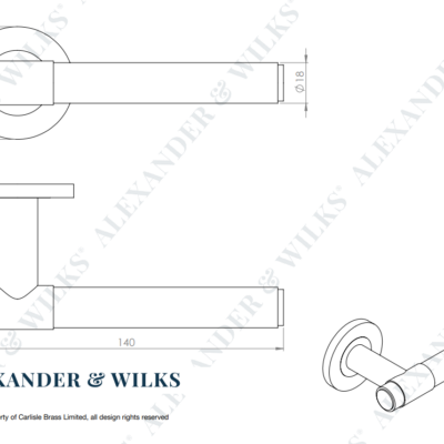 Kingston Plain Lever on Round Rose - Image 7
