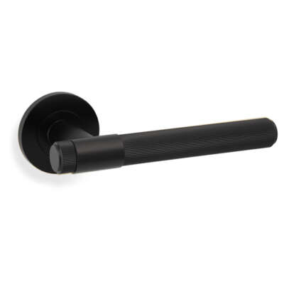 Kingston Reeded lever on Round Rose - AW242 - Image 5