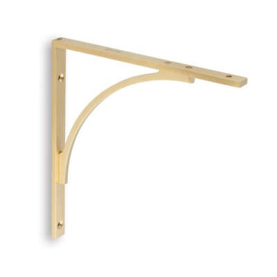 Eden Solid Brass Shelf Bracket - AW740 - Image 1
