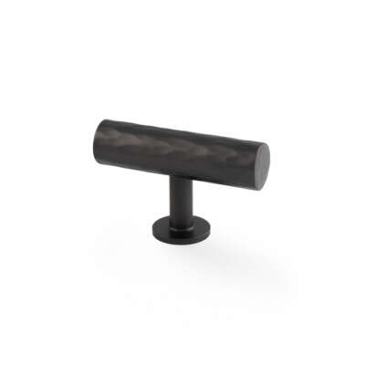 Leila Hammered T-bar Cupboard Knob - 55mm - AW804 - Image 5