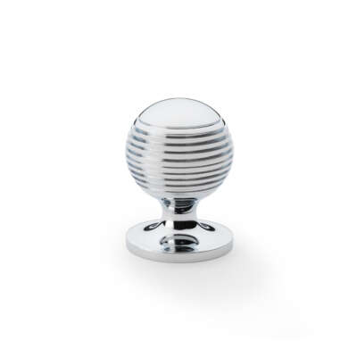 Caesar Cupboard Knob on Round Rose - Image 4