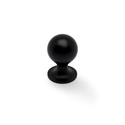 Plain Caesar Cupboard Knob On Round Rose - AW844 - Image 3