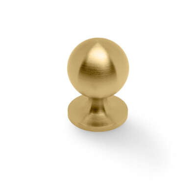 Plain Caesar Cupboard Knob On Round Rose - AW844