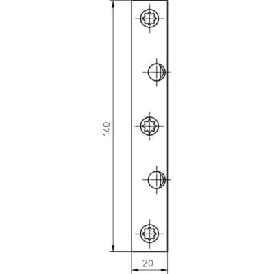 Door security bolt no. 200 - Topzinc - Image 4