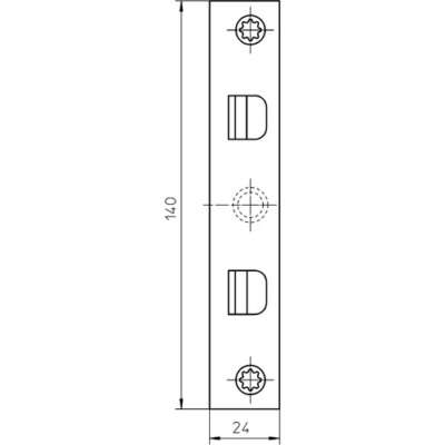 Door security bolt no. 200 - Topzinc - Image 3