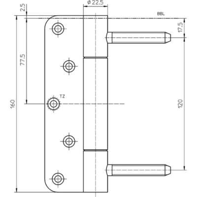 VN 3848/160 - Satin Stainless Steel - Image 3