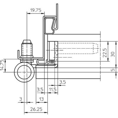 VN 8938/160 U FD - Satin Stainless Steel - Image 3