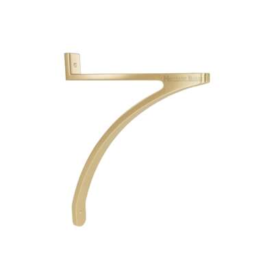 Heritage Brass Curved Shelf Bracket - BR0514 - Image 3