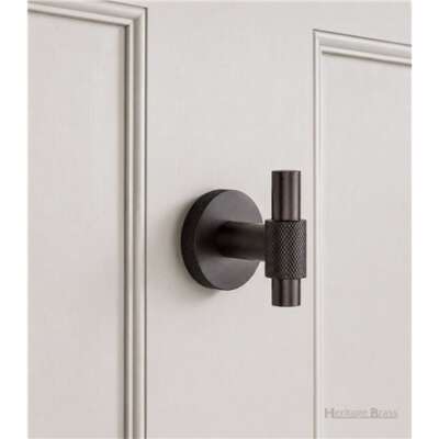 Heritage Brass Knurled Bar Hook - V1042 - Image 2