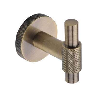 Heritage Brass Knurled Bar Hook - V1042 - Image 1
