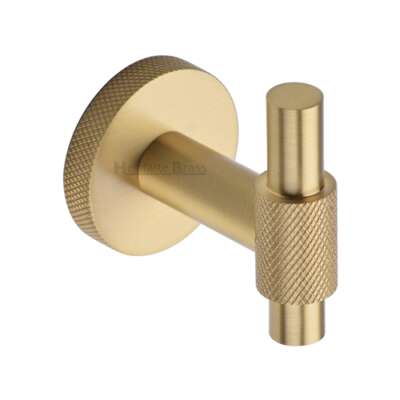 Heritage Brass Knurled Bar Hook - V1042 - Image 8
