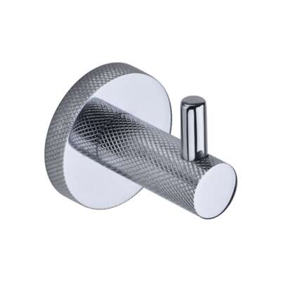 Heritage Brass Knurled Hook with Peg - V1046 - Image 4