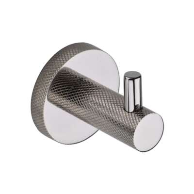Heritage Brass Knurled Hook with Peg - V1046 - Image 5