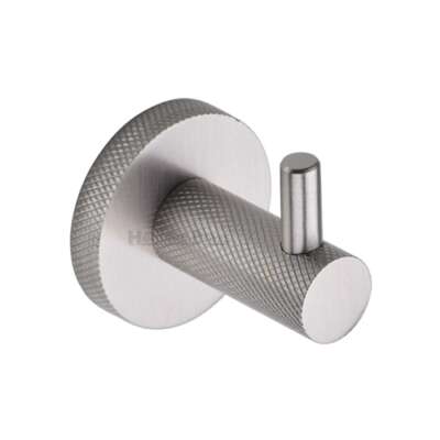 Heritage Brass Knurled Hook with Peg - V1046 - Image 7